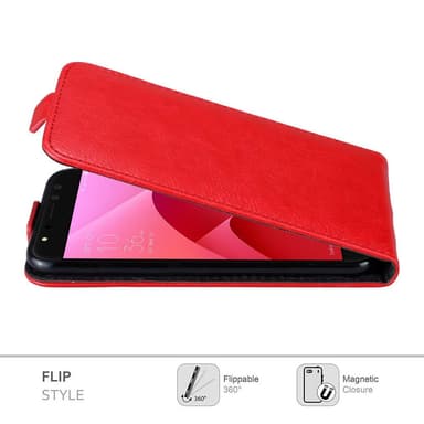 Asus ZenFone 4 Selfie PRO deksel flip cover (rød)