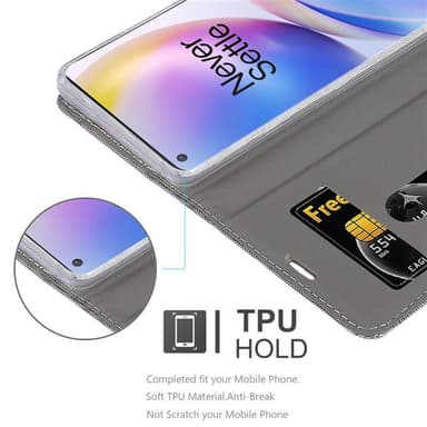 OnePlus 8 PRO lommebokdeksel etui (grå)