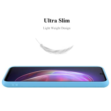 Deksel Vivo V21 4G / 5G Silikon cover (blå)