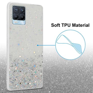 Realme 8 4G / 8 PRO Silikondeksel Glitter