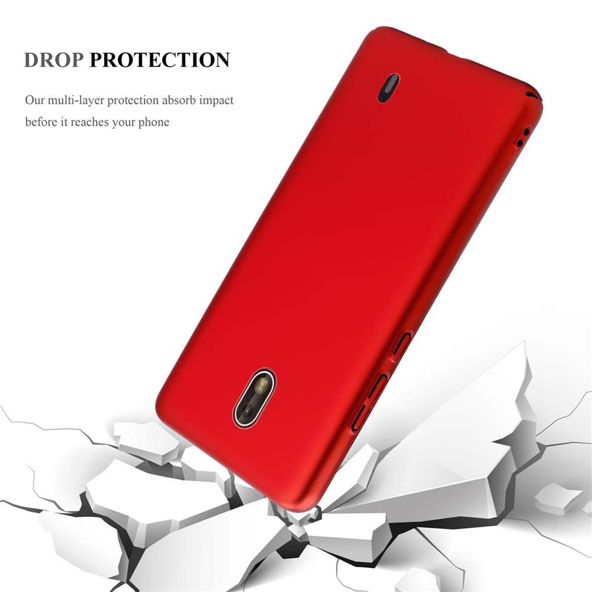 Deksel Nokia 1 2018 Case Cover (rød)
