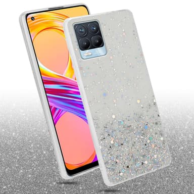 Realme 8 4G / 8 PRO Silikondeksel Glitter