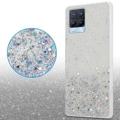 Realme 8 4G / 8 PRO Silikondeksel Glitter