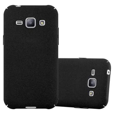Samsung Galaxy J1 2015 Hardt Deksel Cover (svart)