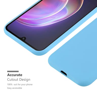 Deksel Vivo V21 4G / 5G Silikon cover (blå)