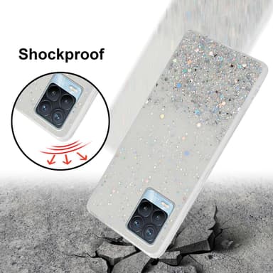 Realme 8 4G / 8 PRO Silikondeksel Glitter