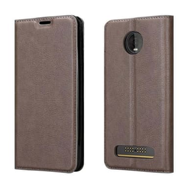 Motorola MOTO Z4 lommebokdeksel case (brun)