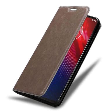 Motorola MOTO Z4 lommebokdeksel case (brun)