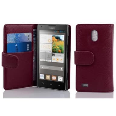Huawei ASCEND G700 lommebokdeksel etui (lilla)