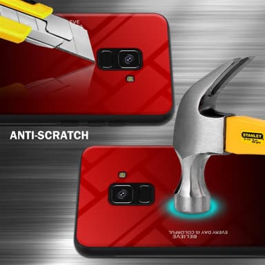 Deksel Samsung Galaxy A8 2018 Case Cover (svart)