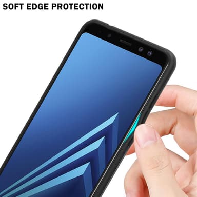 Deksel Samsung Galaxy A8 2018 Case Cover (svart)