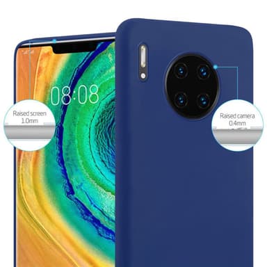 Deksel Huawei MATE 30 PRO Silikon cover (blå)