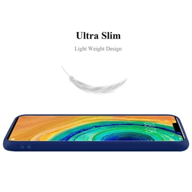 Deksel Huawei MATE 30 PRO Silikon cover (blå)