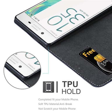 Sony Xperia X Deksel Case Cover (blå)