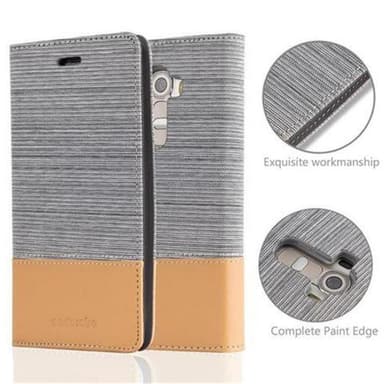LG G4 / G4 PLUS lommebokdeksel etui (grå)