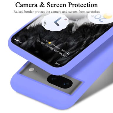 Google PIXEL 7 silikondeksel case (Lilla)