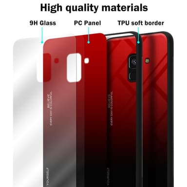 Deksel Samsung Galaxy A8 2018 Case Cover (svart)