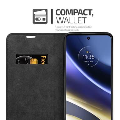 Motorola MOTO G51 5G lommebokdeksel case (turkis)