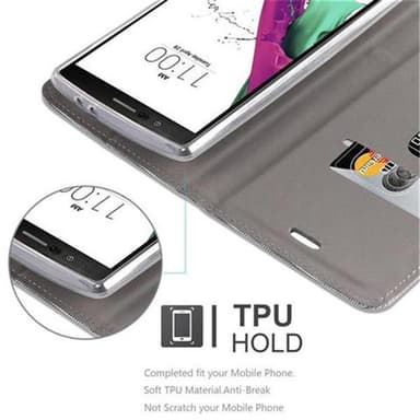 LG G4 / G4 PLUS lommebokdeksel etui (grå)