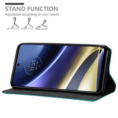 Motorola MOTO G51 5G lommebokdeksel case (turkis)