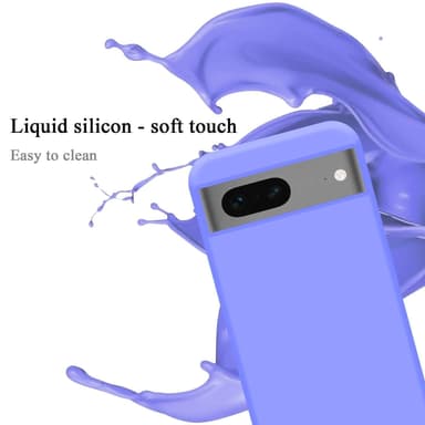 Google PIXEL 7 silikondeksel case (Lilla)