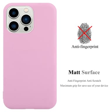 Deksel iPhone 14 PRO Silikon cover (rosa)