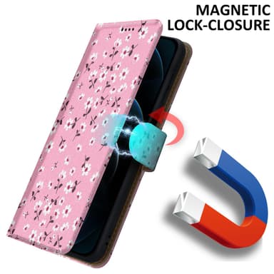 iPhone 13 PRO lommebokdeksel etui (rosa)