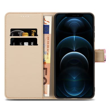 iPhone 13 PRO lommebokdeksel etui (rosa)