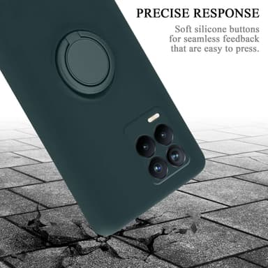 Deksel Realme 8 4G / 8 PRO Ring Case (grønn)
