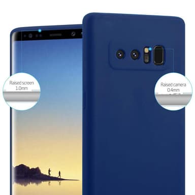 Deksel Samsung Galaxy NOTE 8 Silikon cover (blå)