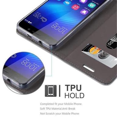 Honor 6 lommebokdeksel etui (grå)