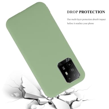 Deksel Oppo A94 5G Silikon cover (grønn)