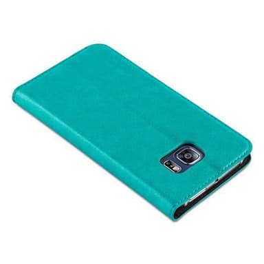 Samsung Galaxy S6 EDGE lommebokdeksel case (turkis)
