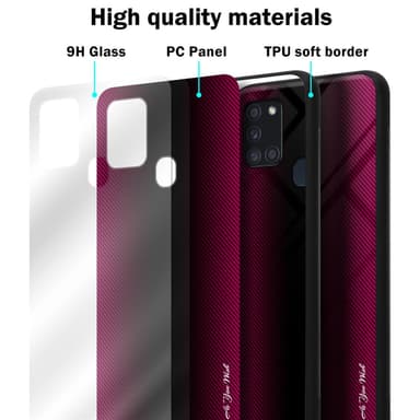 Samsung Galaxy A21s Deksel Case Cover (rosa)
