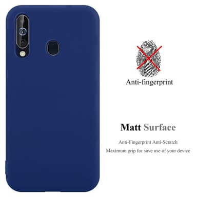 Deksel Samsung Galaxy A60 / M40 Silikon cover (blå)