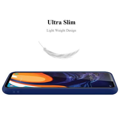 Deksel Samsung Galaxy A60 / M40 Silikon cover (blå)