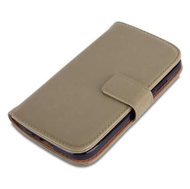 Samsung Galaxy S4 lommebokdeksel etui (brun)