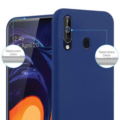 Deksel Samsung Galaxy A60 / M40 Silikon cover (blå)