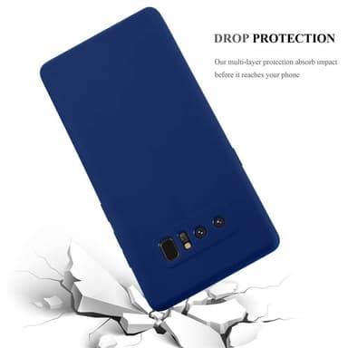 Deksel Samsung Galaxy NOTE 8 Silikon cover (blå)