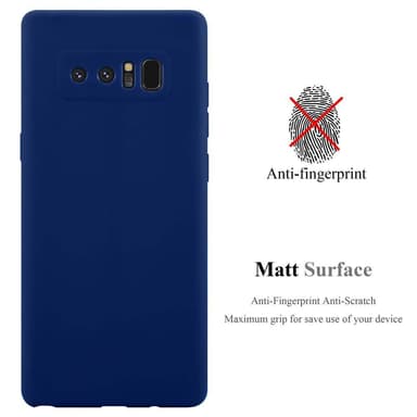 Deksel Samsung Galaxy NOTE 8 Silikon cover (blå)