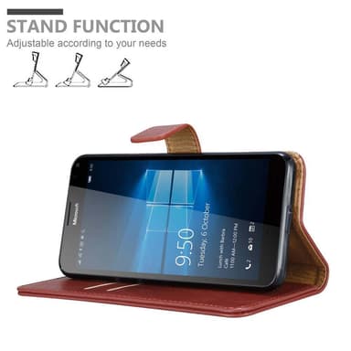 Nokia Lumia 950 XL lommebokdeksel etui (rød)