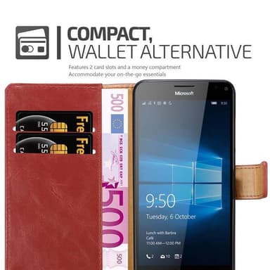 Nokia Lumia 950 XL lommebokdeksel etui (rød)