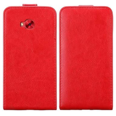 Asus ZenFone 4 Selfie PRO deksel flip cover (rød)