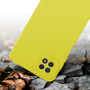 Samsung Galaxy A22 5G Deksel case (gul)