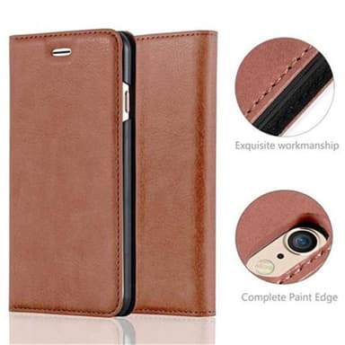 iPhone 6 / 6S lommebokdeksel case (brun)