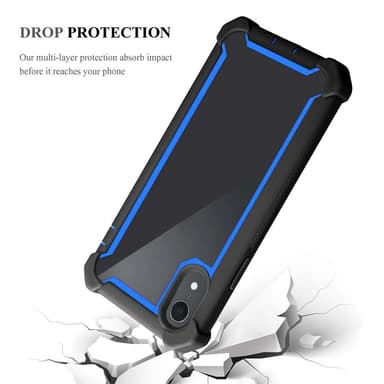 iPhone XR Deksel Case Cover (svart)