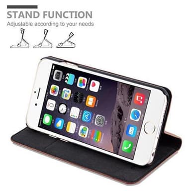 iPhone 6 / 6S lommebokdeksel case (brun)