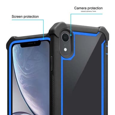 iPhone XR Deksel Case Cover (svart)