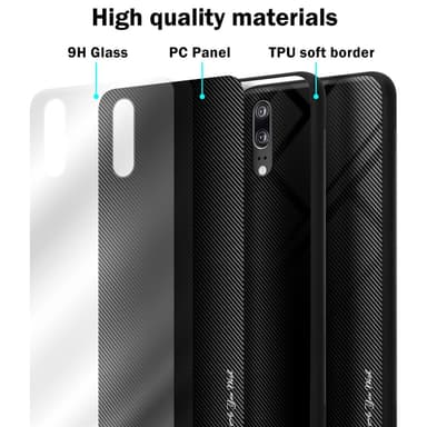 Huawei P20 Deksel Case Cover (svart)