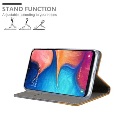 Samsung Galaxy A10e / A20e lommebokdeksel etui (grå)